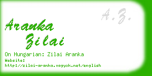aranka zilai business card